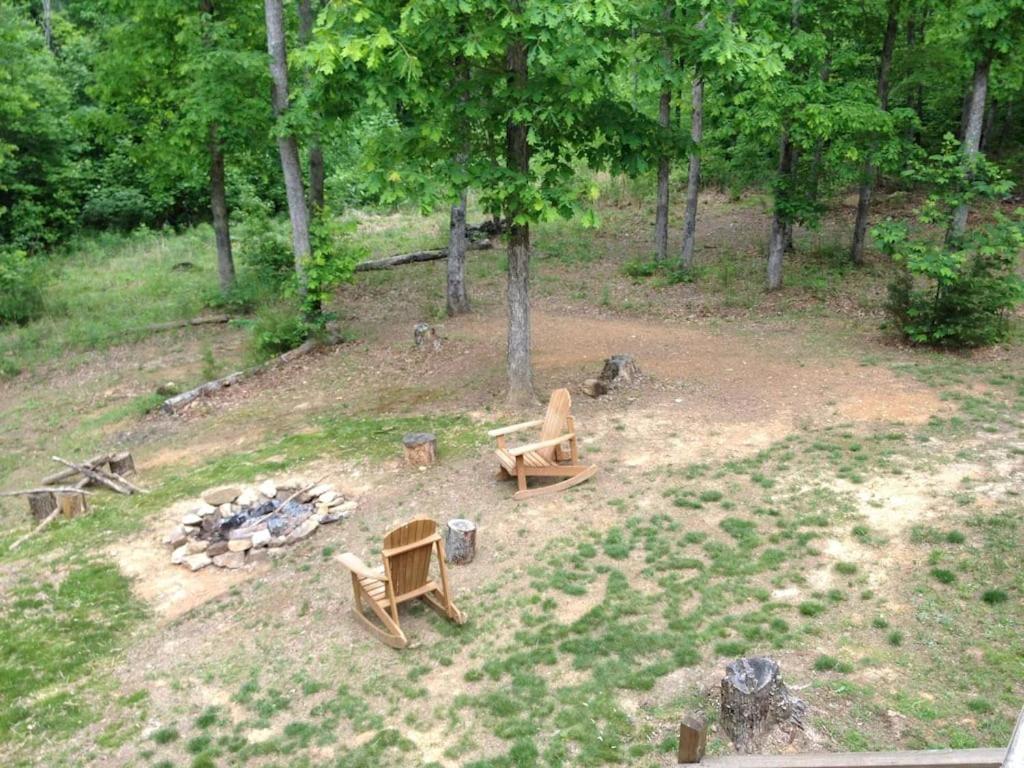 Gas Fireplace, Firepit, And Cedar Adirondack Chair Spencer Екстериор снимка